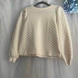 LOFT quilted sweatshirt